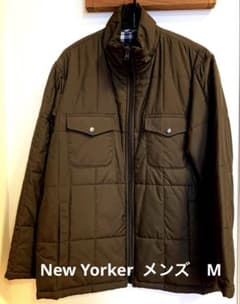 【美品】New Yorker 中綿　アウター　メンズ　Mサイズ　茶色