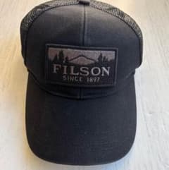 FILSON ブラック メッシュキャップ