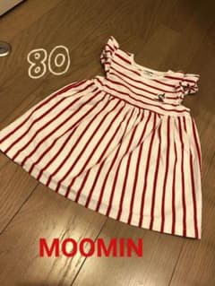 MOOMIN ベビー　ワンピース♡未使用に近い　70cm〜80cmのサムネイル