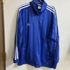 adidas 青 ストライプ ジャージのサムネイル