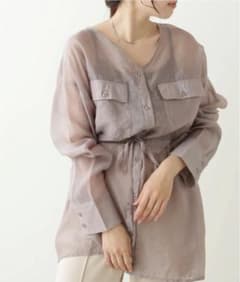 Ray Cassin シアーノーカラーチュニックシャツのサムネイル