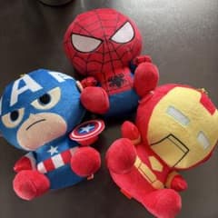 MARVEL 봉제인형 마스코트 3종 세트