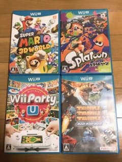 wiiu 4本 ソフトのサムネイル