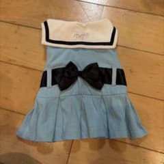 セーラー服風 犬用ワンピースのサムネイル