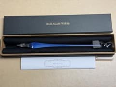 HASE硝子工房　ガラスペン　しずく HASE硝子工房 ガラスペン◇しずく◇ 字幅F - メルカリ