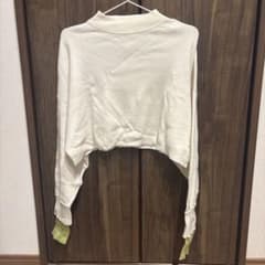 ショート丈ニット ホワイトのサムネイル
