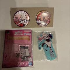 ホロライブ 一番くじ 百鬼あやめ アクリルスタンド 缶バッジセットのサムネイル