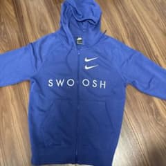 NIKE ダブルスウッシュ ジップアップパーカー 値下げ受け付け行います！のサムネイル