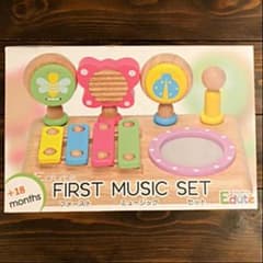 ファーストミュージックセット　エデュテ　木のおもちゃ　楽器のサムネイル