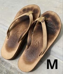 RAINBOW SANDALS ダブルレイヤー ベージュ　M
