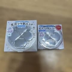 CANMAKE 일루미네이팅 마무리 파우더 01 세트