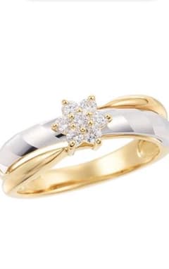 ❤️美品❤️K18/プラチナダイヤモンドリング0.21カラット❤️のサムネイル