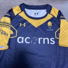 極美品 UNDER ARMOUR ウスターウォリアーズ ラガーシャツ YLG 極美品 UNDER ARMOUR ウスターウォリアーズ ラガーシャツ YLG - メルカリ