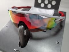 未使用 ローブリッジフィット 限定品 ルビーフェード EVゼロ パス 偏光レンズ 新品未使用 ローブリッジフィット レーダーEVパス ホワイト＆ルビー