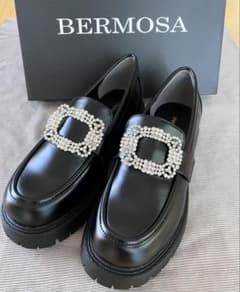 美品 BERMOSA ビジュー 厚底ローファー ☆即購入可能☆のサムネイル