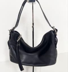 COACH F12865 ピンク パッチワーク レザー スエード バッグ|mercari