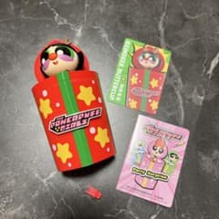 POP MART 파워 퍼프 걸스 파티 서프라이즈 버터 컵
