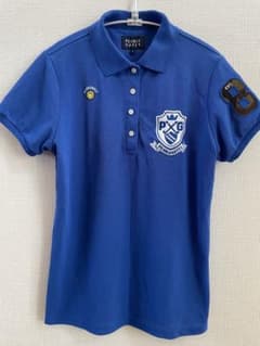 【美品】PEARLY GATES ゴルフ 半袖 ポロシャツ 青　サイズ1