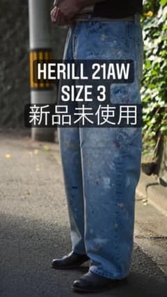 新品未使用　HERILL 21AW 15oz Denim tack Splashのサムネイル