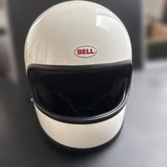 BELL STARⅡ 復刻　フルフェイス ヘルメット ホワイト　中古傷あり BELL STARⅡ 復刻 フルフェイス ヘルメット ホワイト 中古傷あり