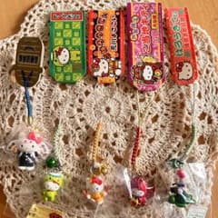 はろうきてぃ 根付け 5点まとめ 開運祈願根付け かっぱ寿司 ハロー