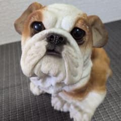 ブルドッグ 貯金箱 置物のサムネイル