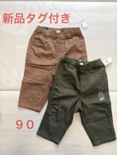 baby GAP ズボン パンツ　まとめ売り 90cm カーキ　ブラウンのサムネイル