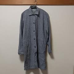 アートワークブルー　ロングジャケットのサムネイル