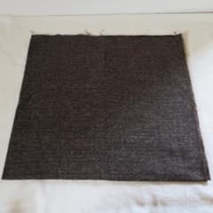 茶色 ネップ入り ウール生地 はぎれ 112×103のサムネイル