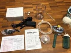 《産地直送さま専用》ポータブル吸引器　パワースマイル一式のサムネイル