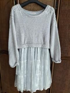 ✿axes femme ニットドッキングワンピース✿のサムネイル