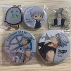 【新品】黛千尋　中華街ミッション　縁日ガラポン　アクリルボード賞　缶バッジ 黒バス 黒子のバスケ 黛千尋 缶バッジ J-WORLD new style 5点 - メルカリ