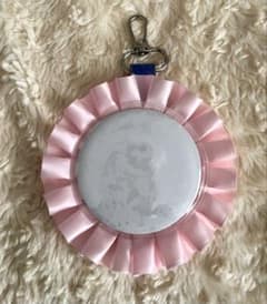 ハンドメイド ディズニー シール 2WAY ロゼット ピンクのサムネイル