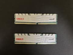 合計32G UMAX DDR4 2400MHz 16GB (2x8GB）【美品】 - メルカリ