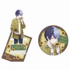 青柳冬弥 プロセカ はぴこれ アクリルスタンド アクリルC 缶バッジC