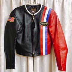 VANSON Leather シングルライダースジャケットのサムネイル