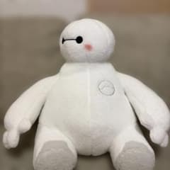 베이맥스 봉제인형 큰 빨간 스트랩 포함