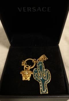 ヴェルサーチ ネックレス ゴールド VERSACE メデューサ サボテン 