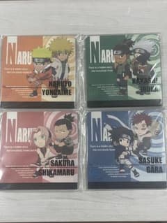 ナルト　メモ帳　4冊セットのサムネイル