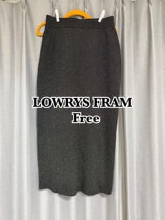 新品未使用！LOWRYS FARM タイトスカート ブラック Freeのサムネイル