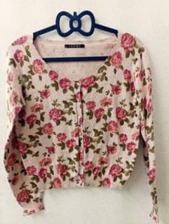 INGNI ローズ  カーディガンのサムネイル