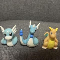 【激レア】ポケモン ミニリュウ ハクリュー カイリュー 指人形 3体セットのサムネイル