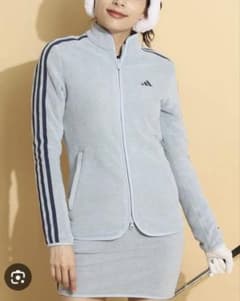 新品　定価23100円　adidas ゴルフウェア　フリース上下セット　Мサイズ