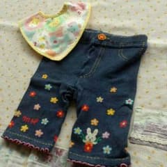 ミキハウス☆スパッツ80 & 未使用スタイ セットのサムネイル