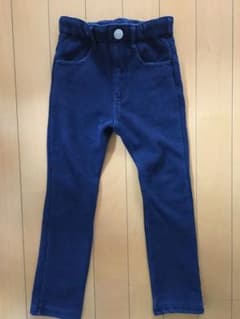 新品　デニム パンツ 110 裏起毛　保育園のサムネイル