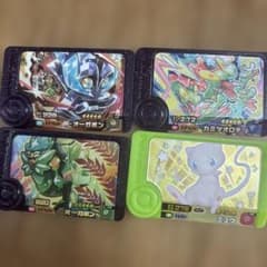 ポケモンメザスタ オーガポン カミツオロチ ミュウ 4枚セットのサムネイル