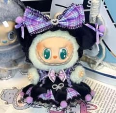 ラブブ labubu 17cm用 着せ替え服 可愛い きせかえ クロミちゃん