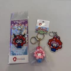 マイメロディ クロミ ミャクミャク キーホルダー EXPO2025 - メルカリ