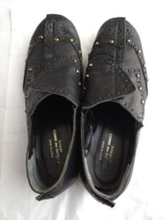 tricot COMME des GARCONS ビョウ付フラットシューズ 黒色のサムネイル