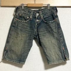 ココルル CO&LU 平成 ギャル ハーフ ショート パンツ ダメージ デニムのサムネイル